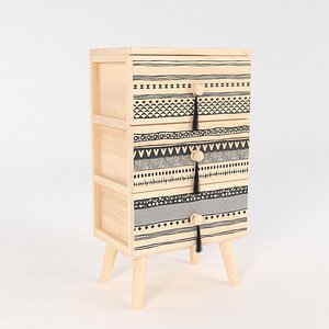 Bedside table 3D model