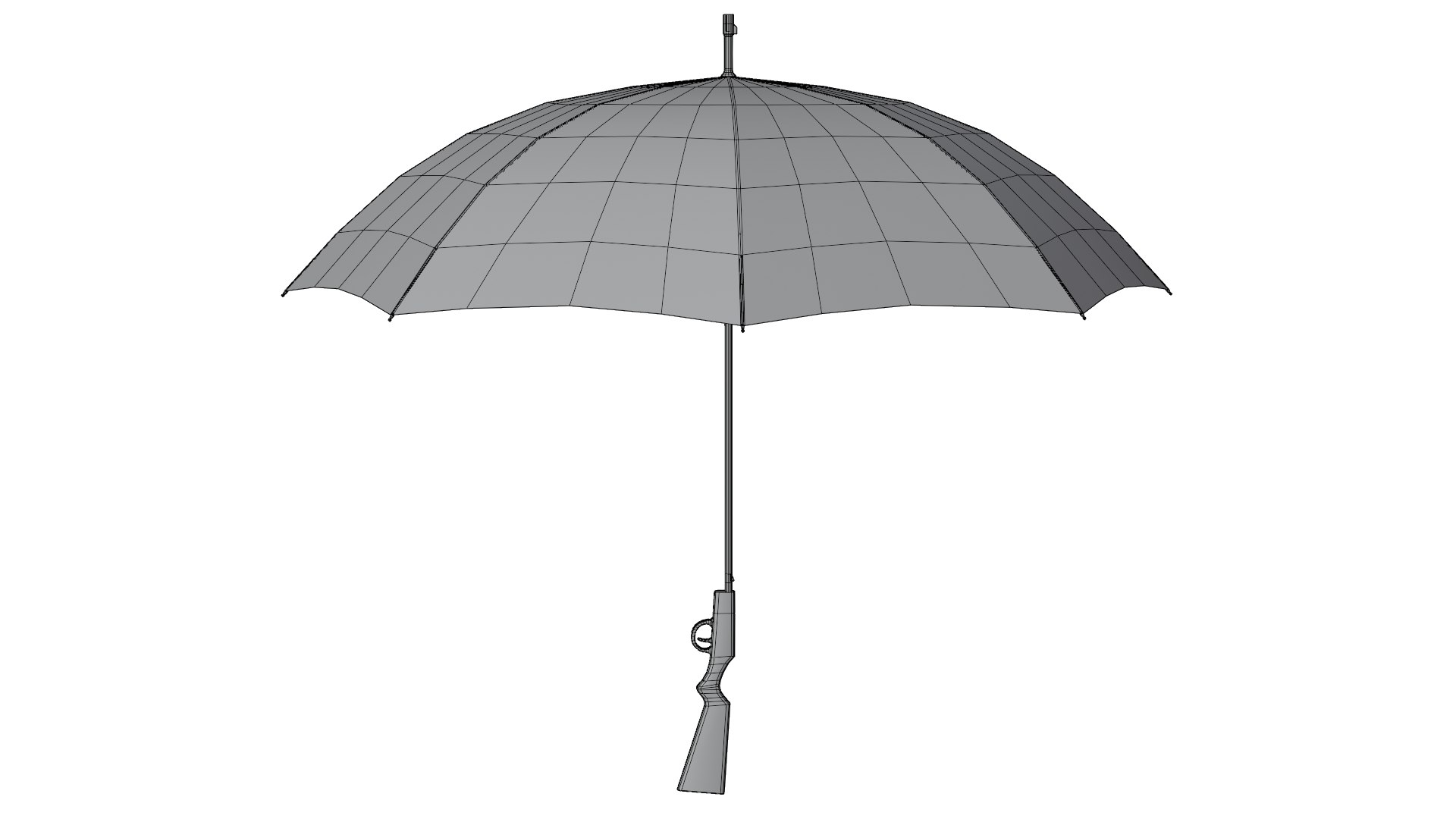 3D Umbrella Gun - TurboSquid 2031415