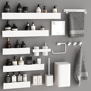 Bathroom Accessories 55 3D model