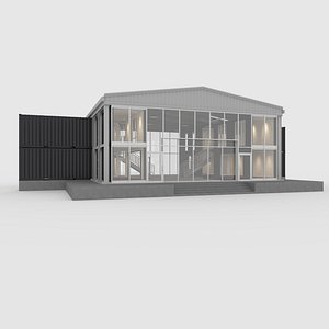 3D model Container House 1