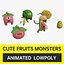 Оригинальный набор Monster Pack 01, серия «Милые фрукты»
