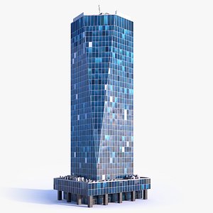skyscraper building 03 3D model