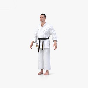 karate uniform 3D model