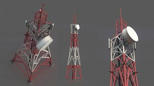 3D radio tower model