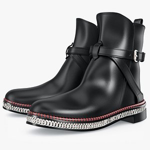 shoes louboutin chelsea chain 3d max