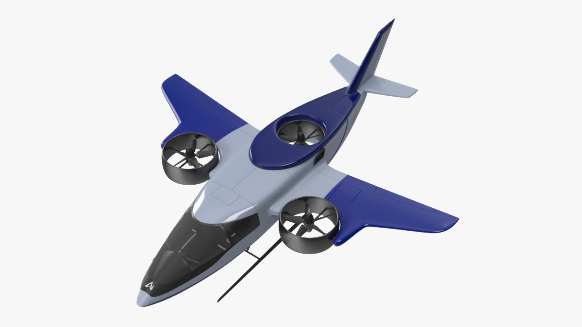 eVTOL Taxi 3D model preview