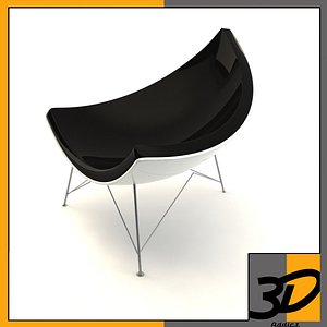 3ds coconut chair george nelson