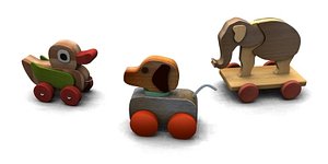 3d model toy wood