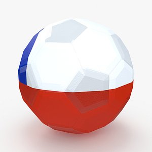Soccerball LowPoly Chile