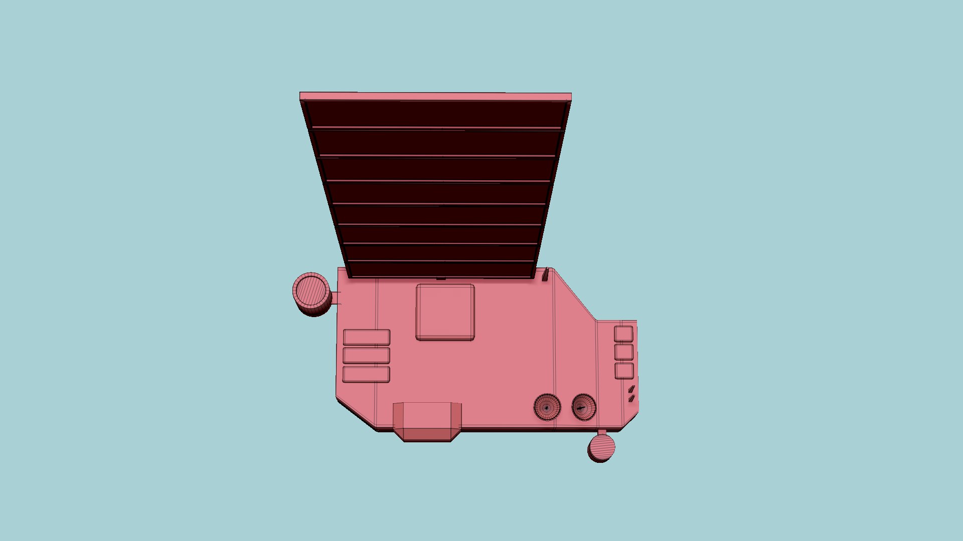 Satellite B02 White Gold - SciFi Space Design Model - TurboSquid 1942283