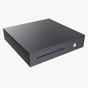 Cash Register Drawer for POS System 3D model