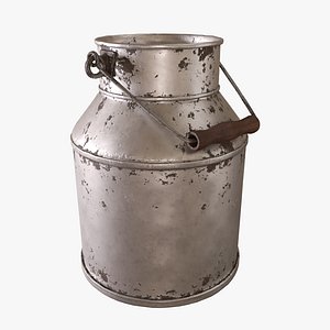 milk silver 3D model