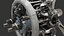 Train d'atterrissage principal et moteur radial du DC-3