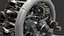 Train d'atterrissage principal et moteur radial du DC-3