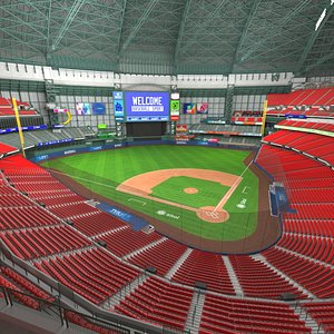 3D Baseball Stadium model