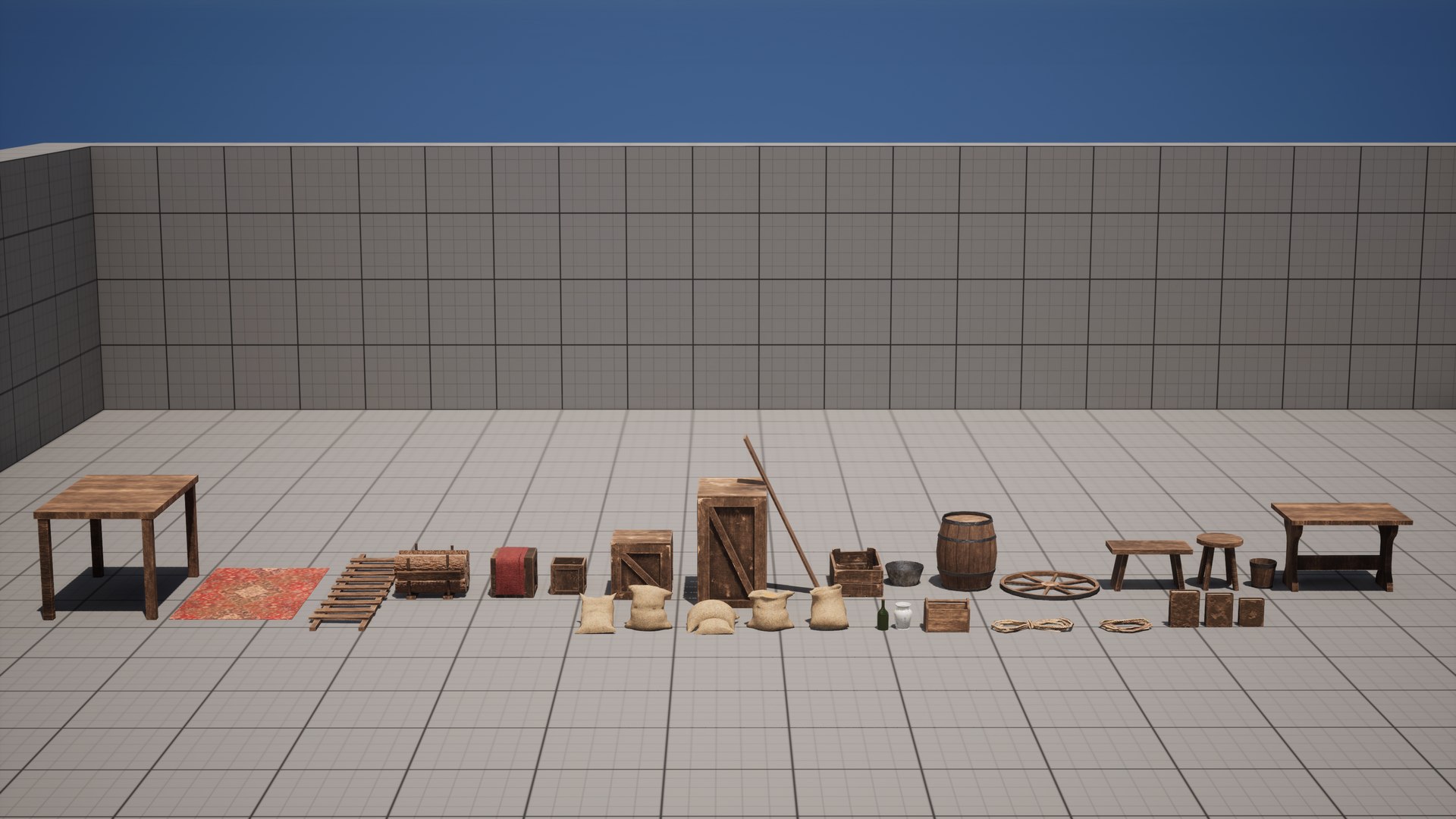 Medieval Props Pack 3D Model - TurboSquid 2253754