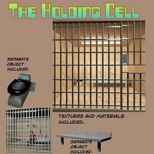 3d model holding cell