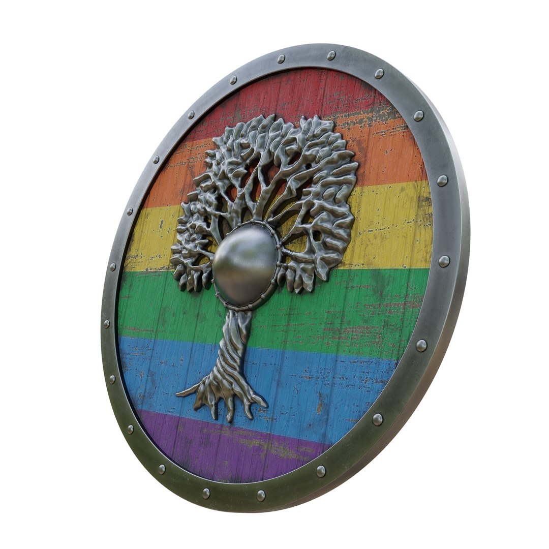 Medieval Tree Shield Model - TurboSquid 2335712