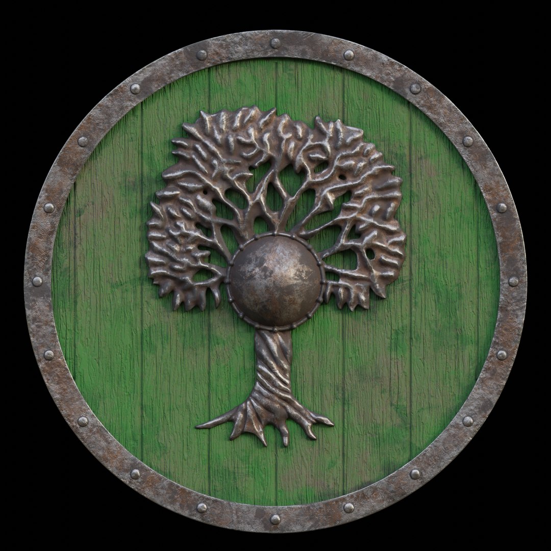 Medieval Tree Shield Model - TurboSquid 2335712