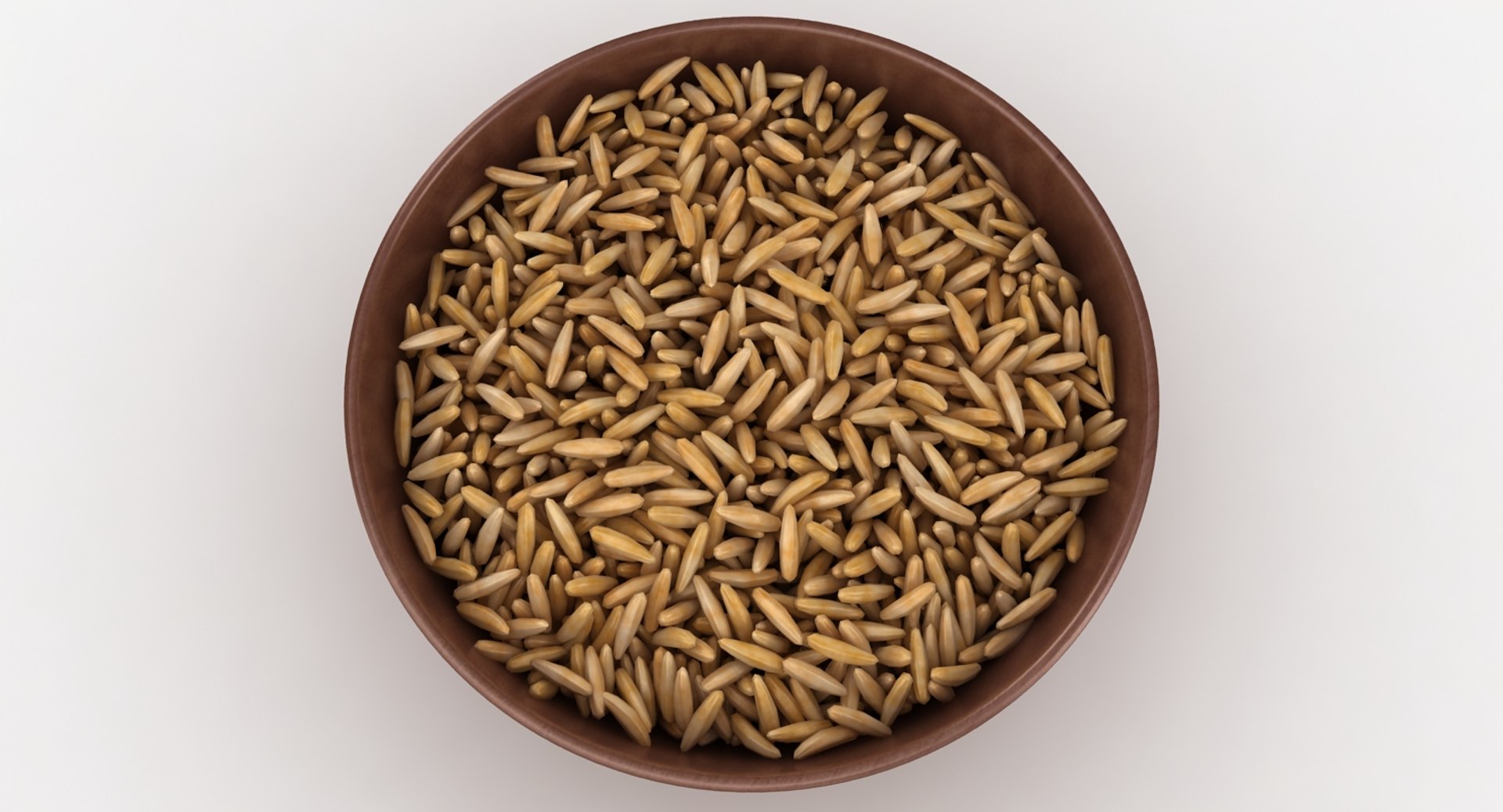 Realistic Brown Rice Bowl 3D - TurboSquid 1171160