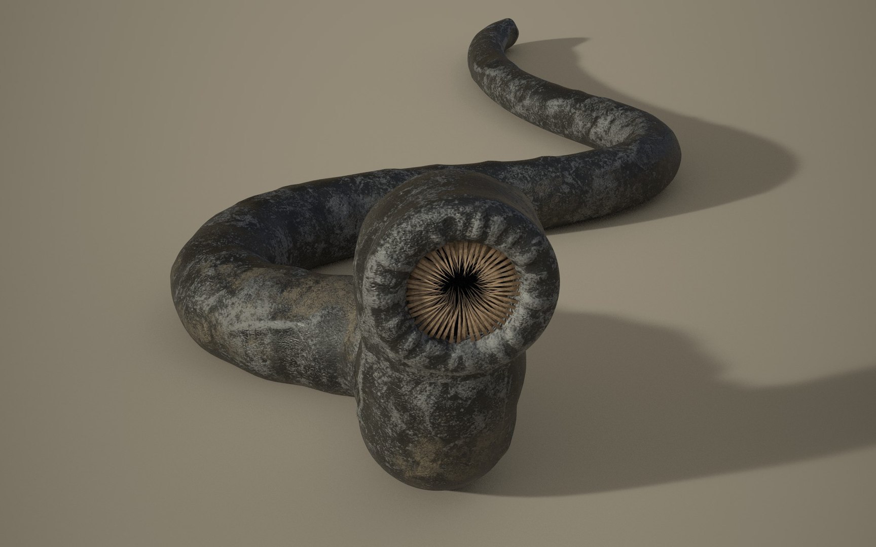 Shai-Hulud Sandworm 3D model https://p.turbosquid.com/ts-thumb/BV/UIGMEa/Rm/shaihulud2/jpg/1632657811/1920x1080/fit_q87/bd4556e81821131c1719b39c6008f11bc4e815d9/shaihulud2.jpg