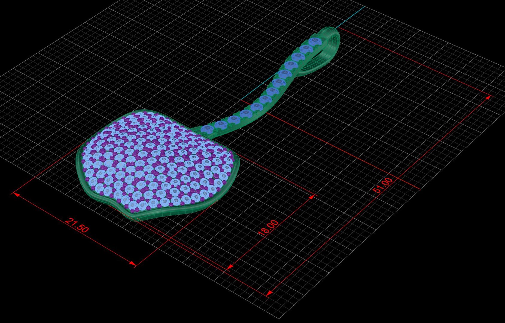 3D Pendant Cherry Model - TurboSquid 1332409