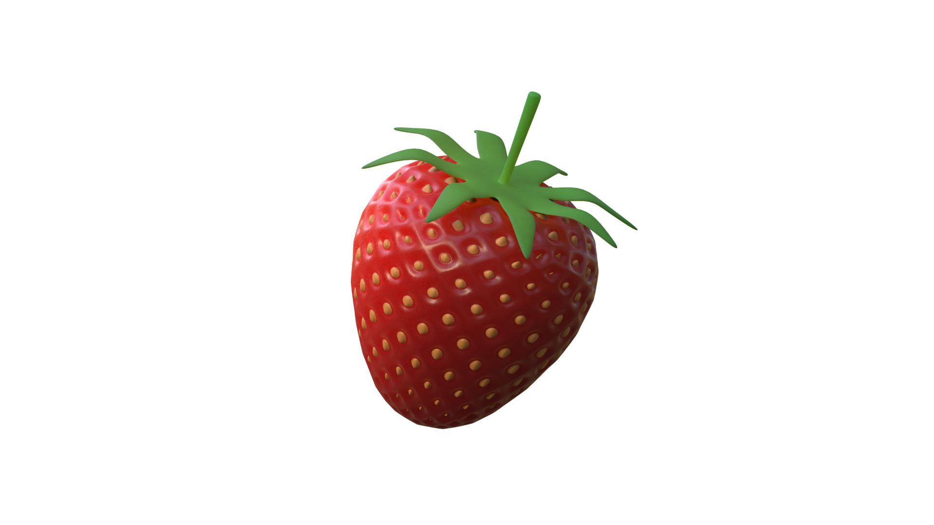 Free 3D Strawberry - TurboSquid 1912776