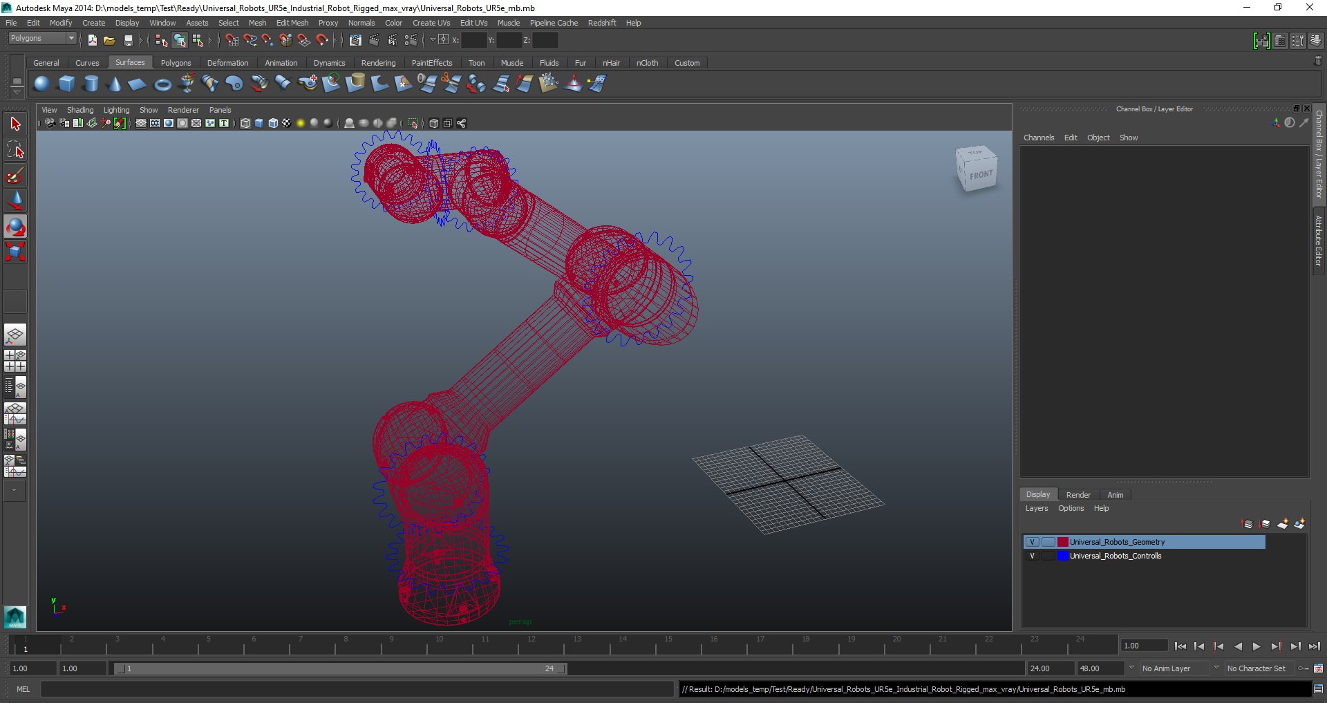 3D Universal Robots UR5e Industrial Robot Rigged For Maya - TurboSquid ...
