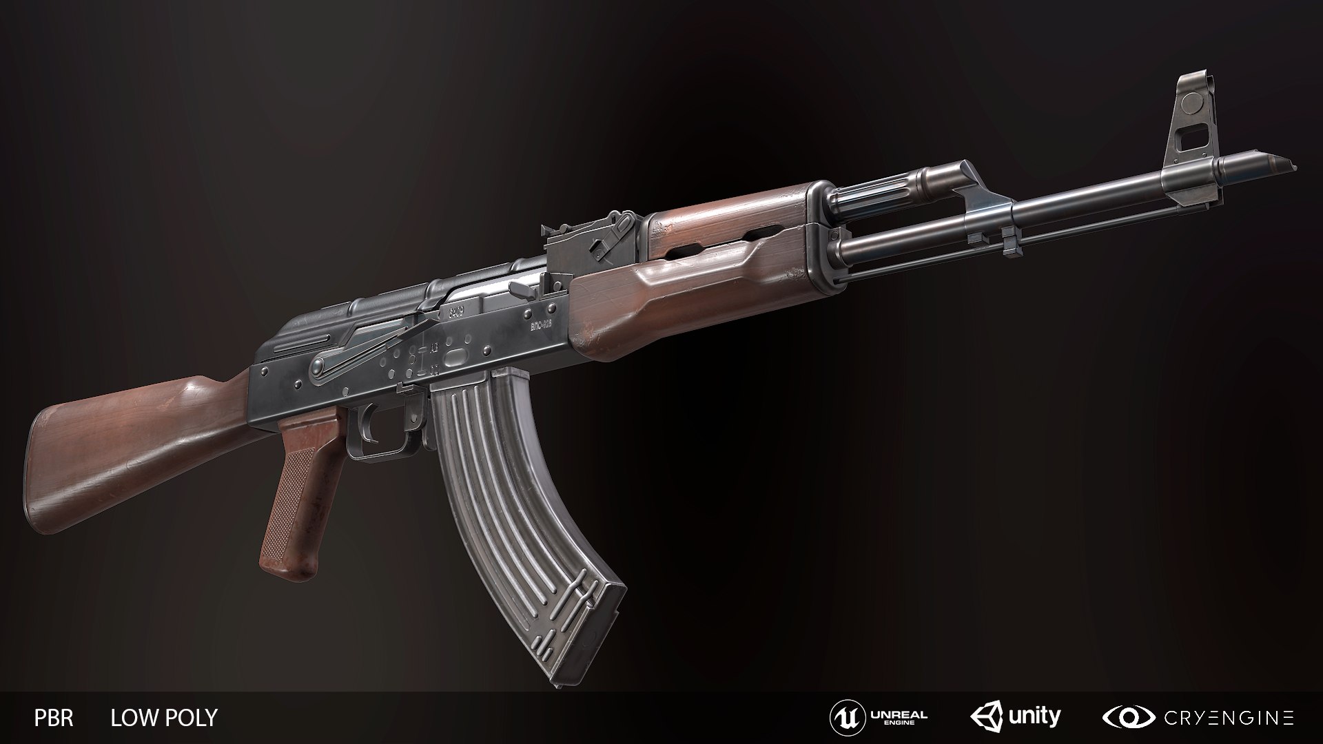 3D Akm Pbr Ready - TurboSquid 1449637