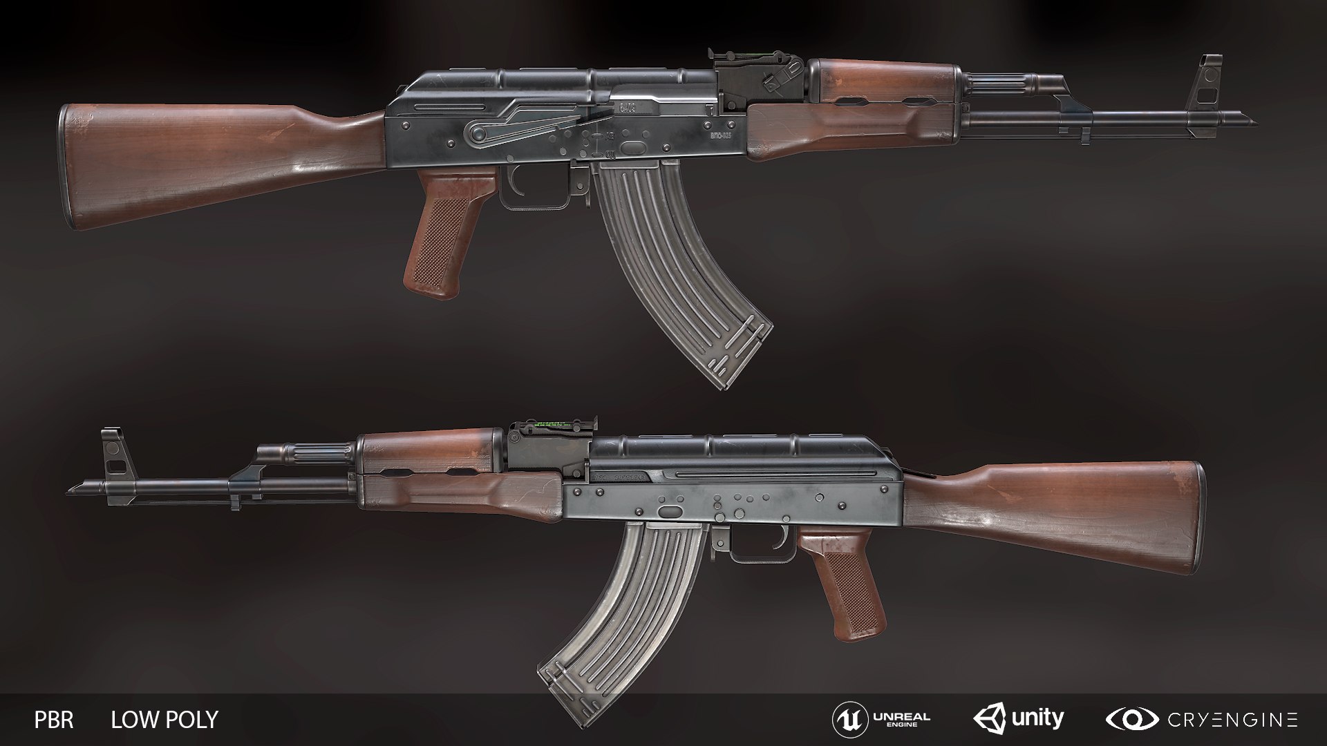3D Akm Pbr Ready - TurboSquid 1449637