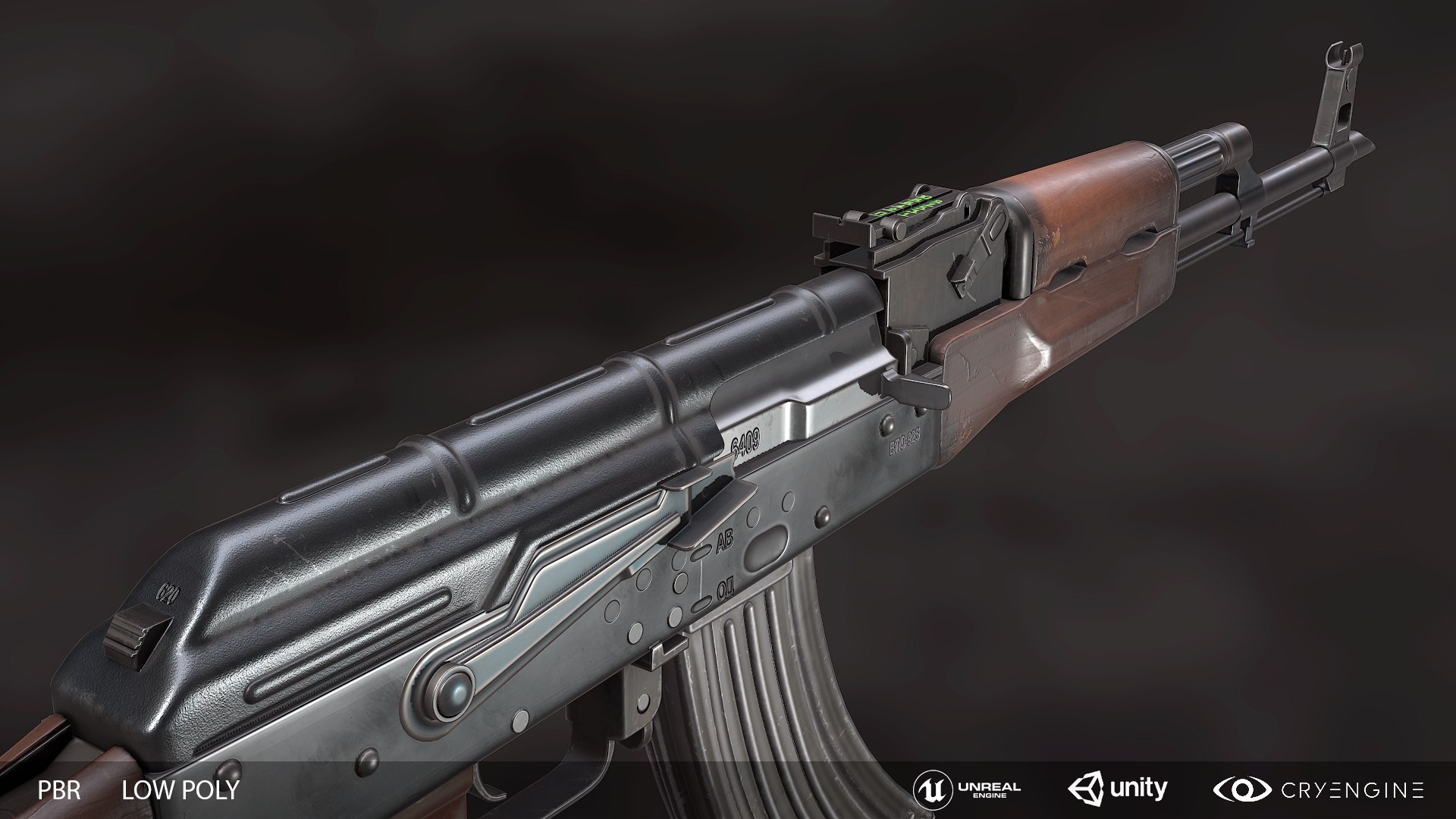 3D Akm Pbr Ready - TurboSquid 1449637
