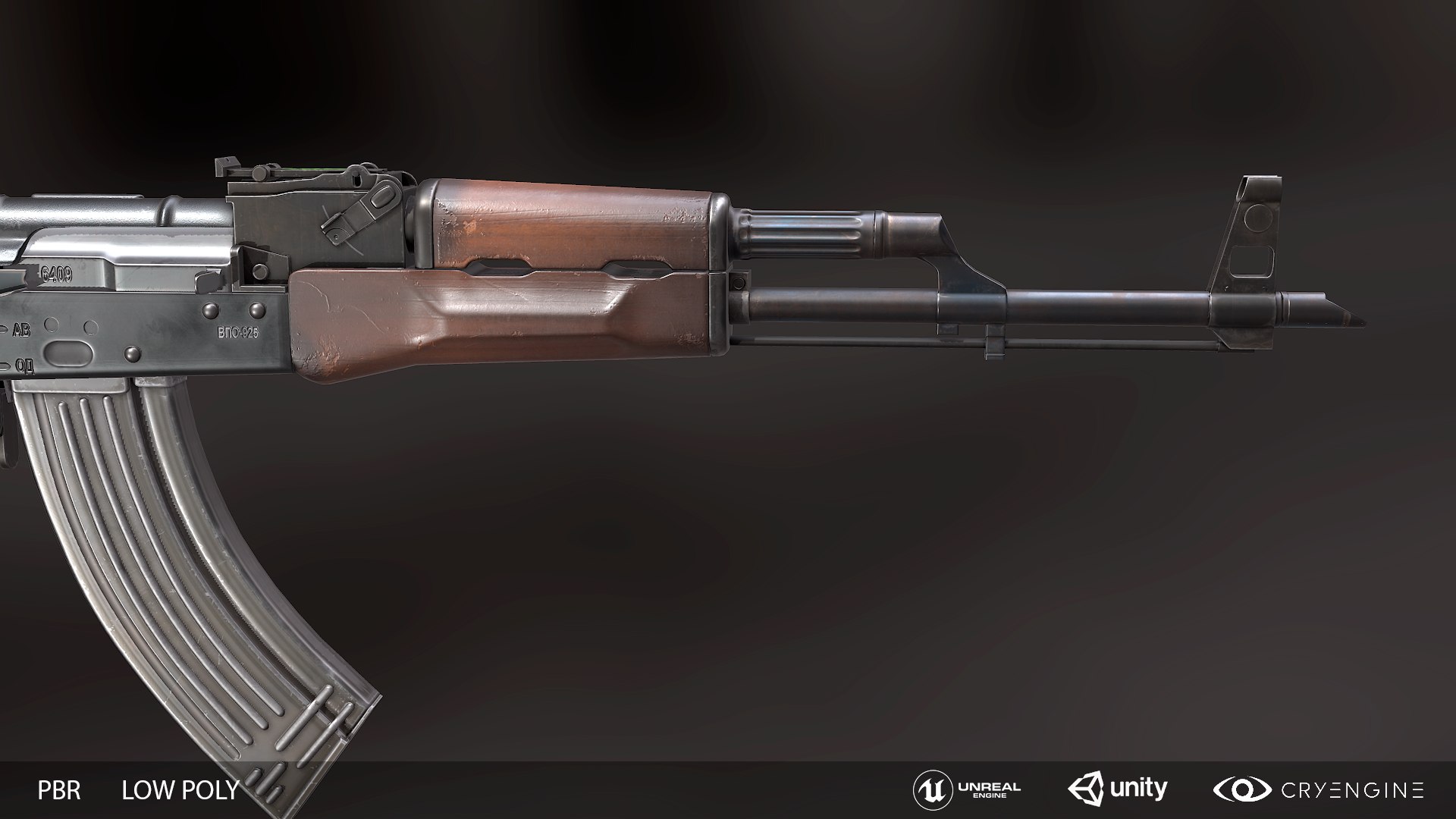 3D Akm Pbr Ready - TurboSquid 1449637
