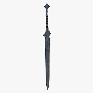 3D Medieval Sword 03