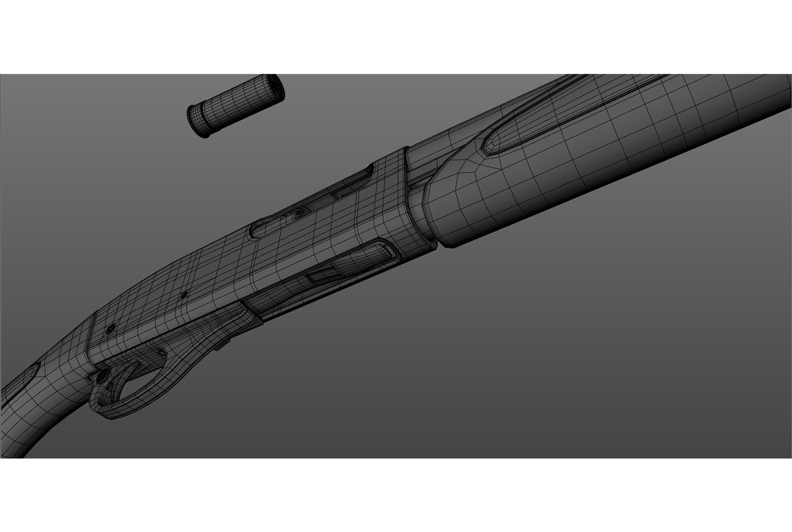 3d Remington 870 Model