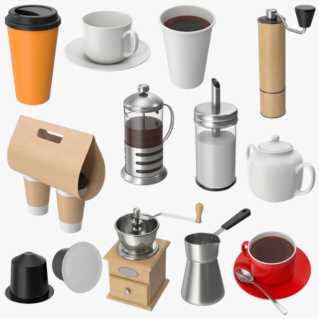 Coffee Equipment Collection 3D model https://p.turbosquid.com/ts-thumb/BV/lMntYE/wC/24712/jpg/1713383269/1920x1080/fit_q87/39f724d677c822a1ab51d1ee4232179576275338/24712.jpg