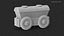 3D model Wooden Train Collection 2
