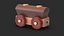 3D model Wooden Train Collection 2