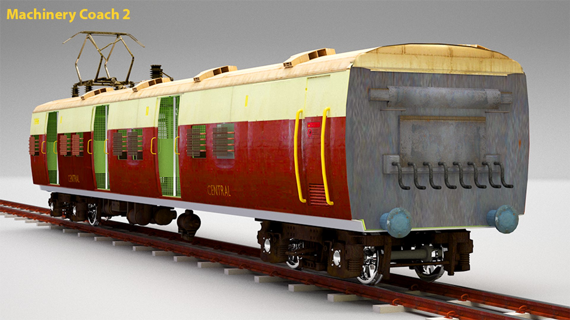 Mumbai Local Train Includes 3D Model - TurboSquid 1514524