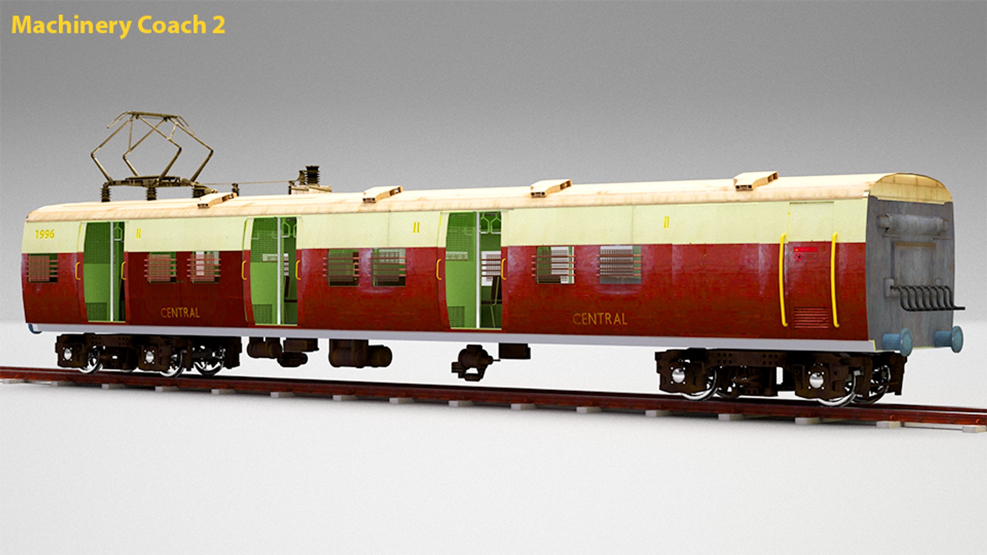 Mumbai Local Train Includes 3D Model - TurboSquid 1514524