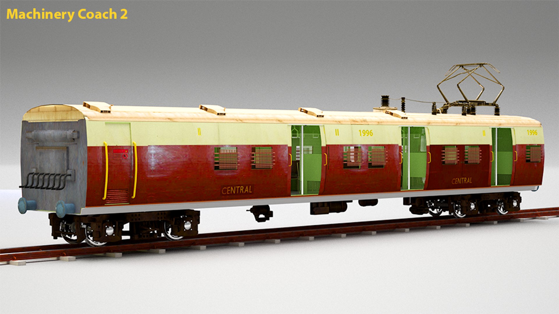 Mumbai Local Train Includes 3D Model - TurboSquid 1514524