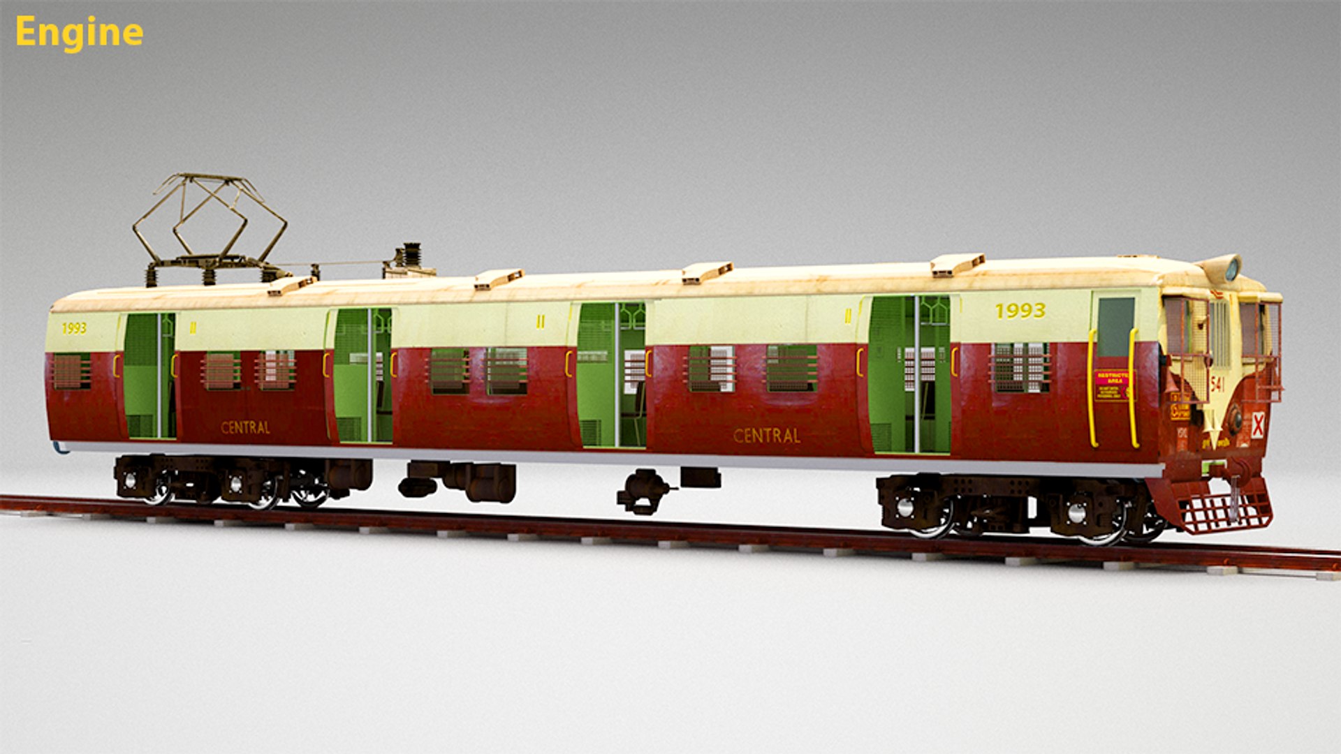 Mumbai Local Train Includes 3D Model - TurboSquid 1514524