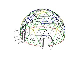 10m V4 spherical geodesic dome