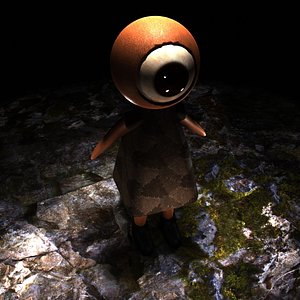 Spooky 3D Doll  Bring a Touch of Haunting Elegance 3D model