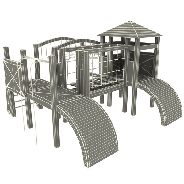 3d model of playgrounds v1