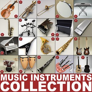 Music Instruments Collection V8