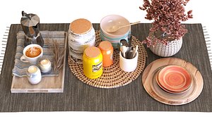 decoration set 3D model