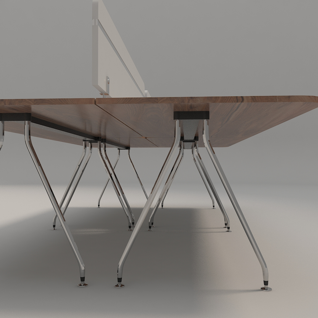 Ikea Style Modern Office Table Furniture 3D model TurboSquid 1768027