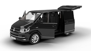 Volkswagen T6 Transporter 2019 HQ 3D model