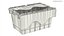Plastic Storage Container with Locking Lid