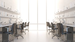 Interior of Research Laboratory